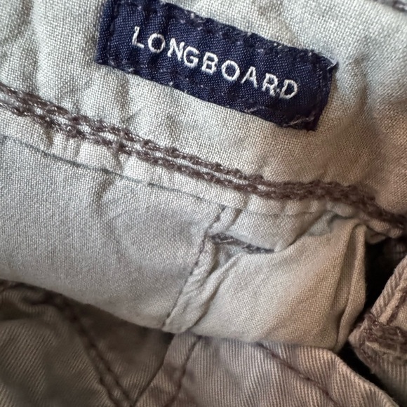 American Eagle Khaki Longboard Shorts Men Size 32 Gray - Picture 5 of 6